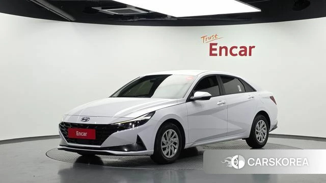 Hyundai Avante (CN7) 2022 Белый из Кореи