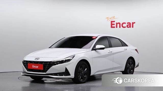 Hyundai Avante (CN7) 2022 Белый из Кореи