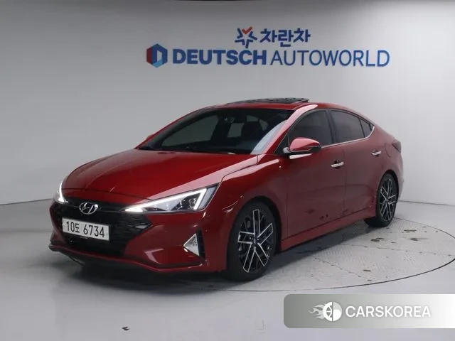 Hyundai The New Avante AD 2019 Красный из Кореи