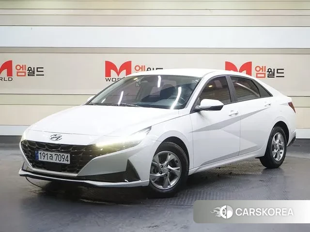 Hyundai Avante (CN7) 2020 Белый из Кореи