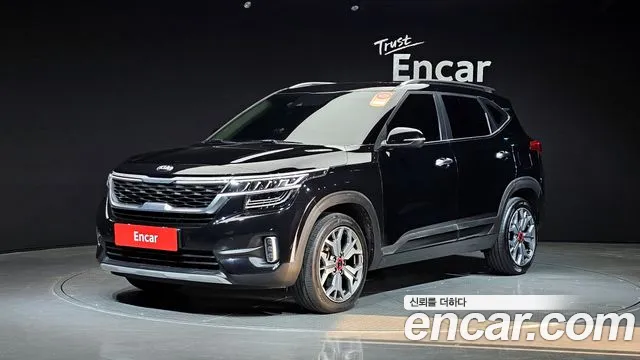 Kia Seltos 2020 Черный из Кореи