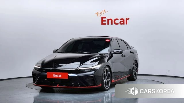 Hyundai The New Avante (CN7) 2024 Черный из Кореи