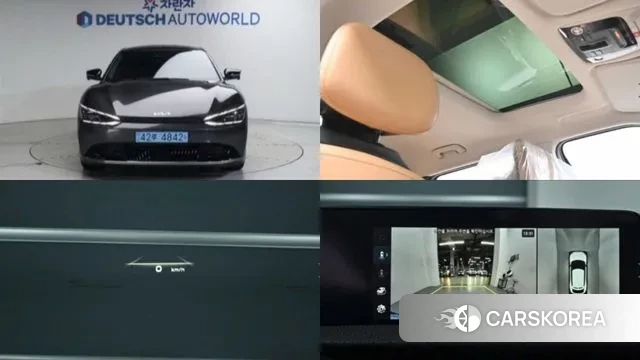 Kia EV6 2022 Черный из Кореи