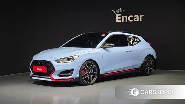 Hyundai Veloster (JS) 2022 Небесно-голубой из Кореи