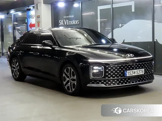 Hyundai Grandeur Hybrid (GN7) 2023 Черный из Кореи