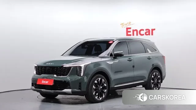 Kia The New Sorento 4th Generation 2024 Светло-зеленый из Кореи