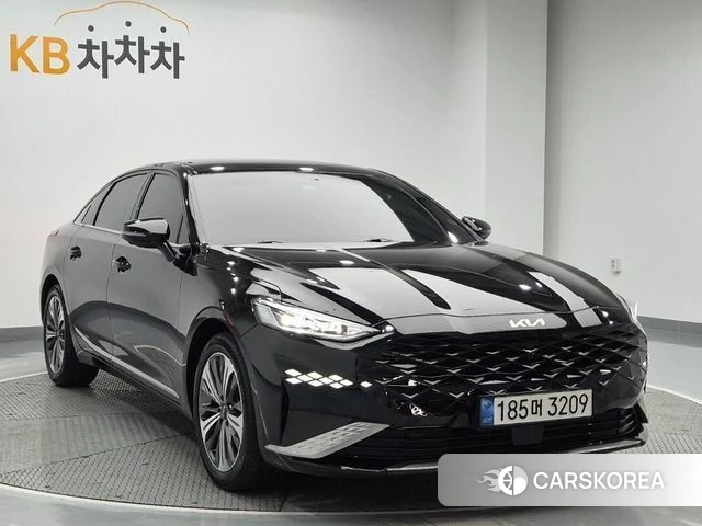 Kia K8 Hybrid 2021 Черный из Кореи