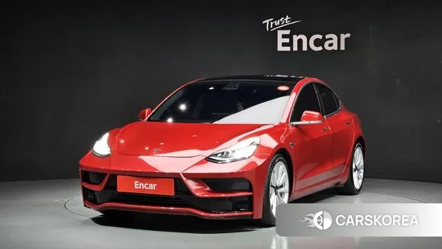 Tesla Model 3 2020 Красный из Кореи