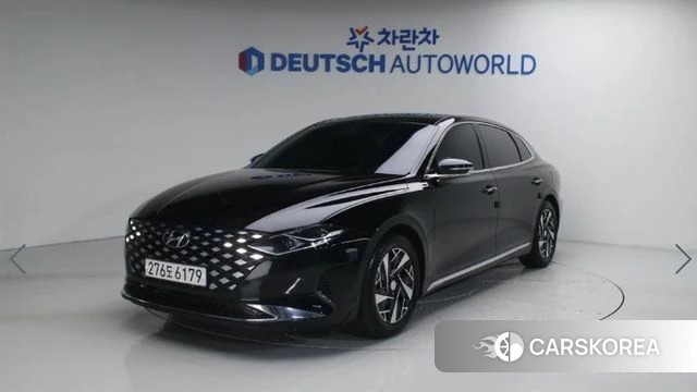 Hyundai The New Grandeur IG Hybrid 2020 Черный из Кореи