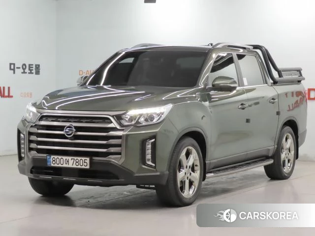 Ssangyong The New Rexton Sport 2022 Светло-зеленый из Кореи