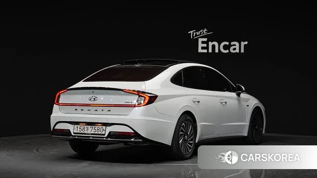 Hyundai Sonata Hybrid (DN8) 2019 Белый из Кореи