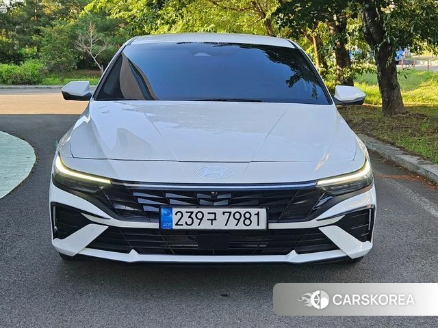 Hyundai The New Avante (CN7) 2024 Белый из Кореи