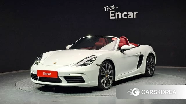 Porsche 718 Boxster 2019 Белый из Кореи