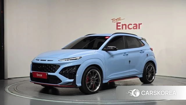 Hyundai The New Kona 2021 Небесно-голубой из Кореи