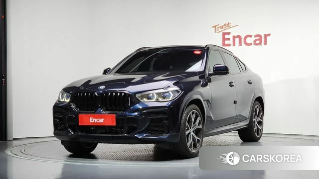 BMW X6 (G06) 2023 Черный из Кореи
