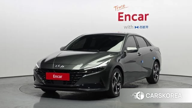 Hyundai Avante (CN7) 2022 Серый из Кореи