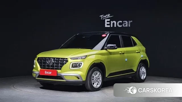 Hyundai Venue 2021 Желтый из Кореи