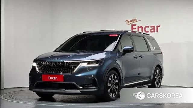 Kia Carnival 4th generation 2023 Небесно-голубой из Кореи