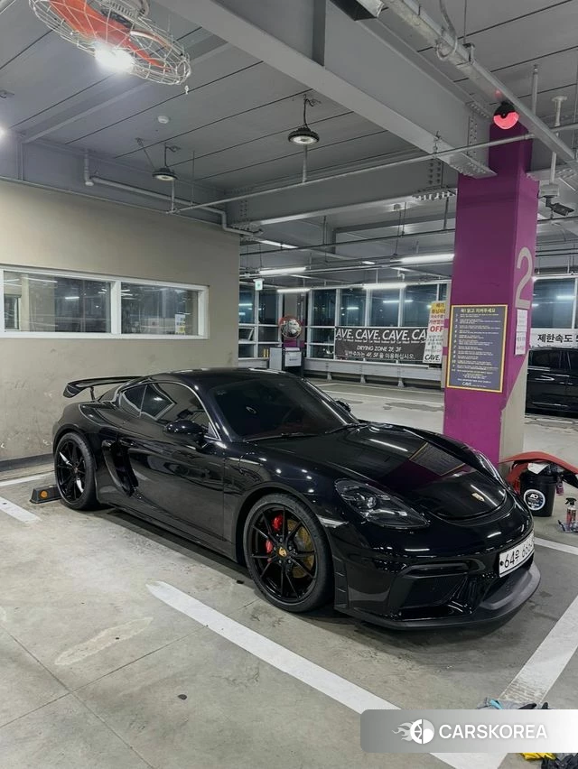 Porsche 718 Cayman 2019 Черный из Кореи
