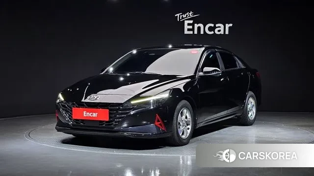 Hyundai Avante (CN7) 2021 Черный из Кореи