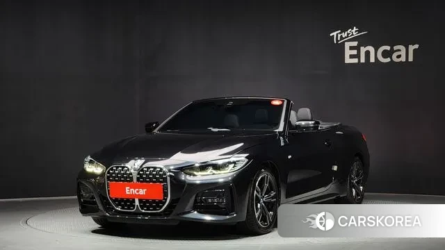 BMW 4 Series (G22) 2022 Черный из Кореи