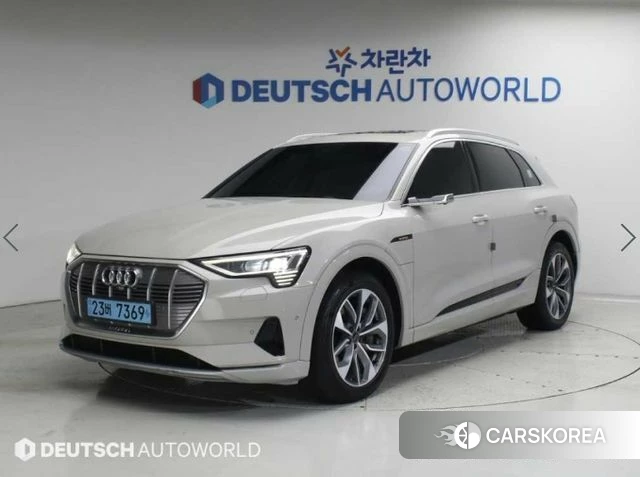 Audi e-Tron 2020 Жемчужный цвет из Кореи