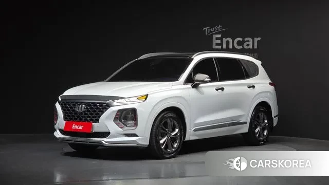 Hyundai Santa Fe TM 2018 Белый из Кореи