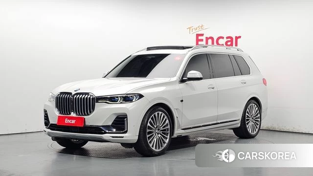 BMW X7 (G07) 2021 Белый из Кореи