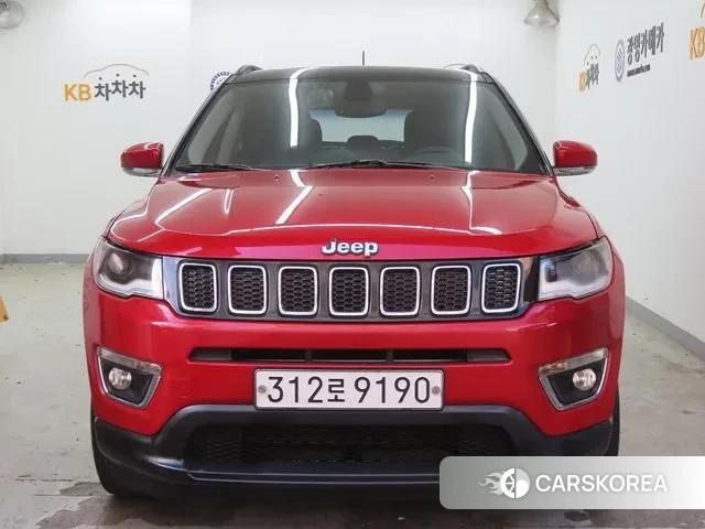 Jeep Compass 2nd Generation 2019 Красный из Кореи