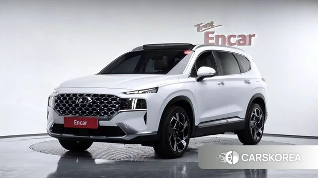 Hyundai The New Santa Fe 2021 Белый из Кореи