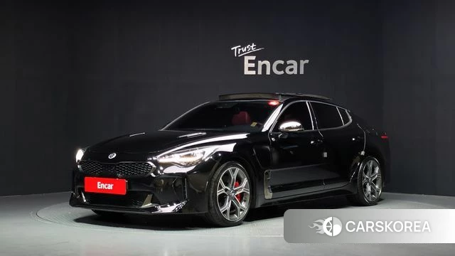 Kia Stinger 2019 Черный из Кореи