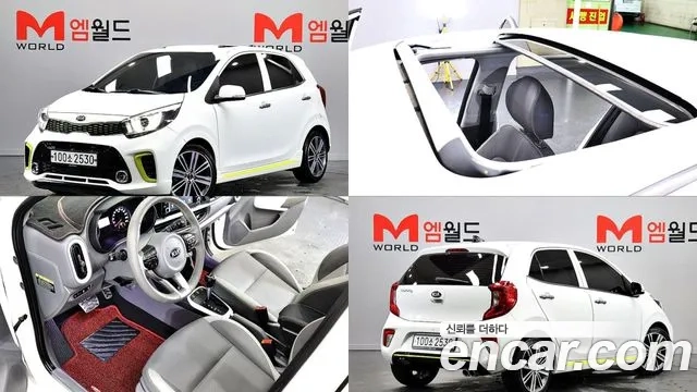 Kia All New Morning (JA) 2019 Белый из Кореи