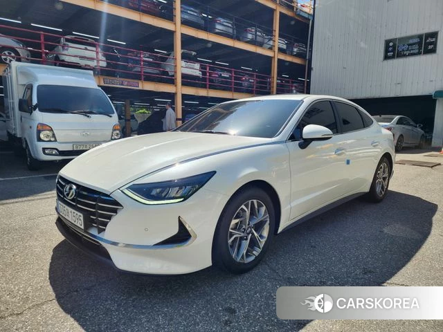 Hyundai Sonata (DN8) 2021 Белый из Кореи