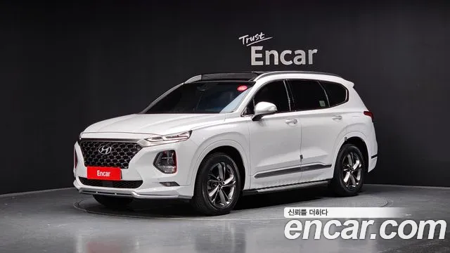 Hyundai Santa Fe TM 2018 Белый из Кореи