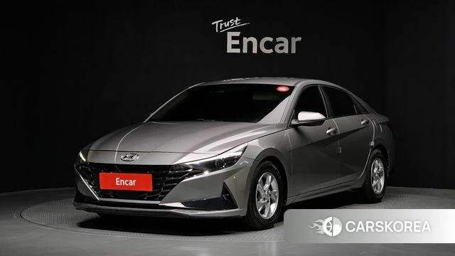 Hyundai Avante (CN7) 2020 Серебристо-серый из Кореи