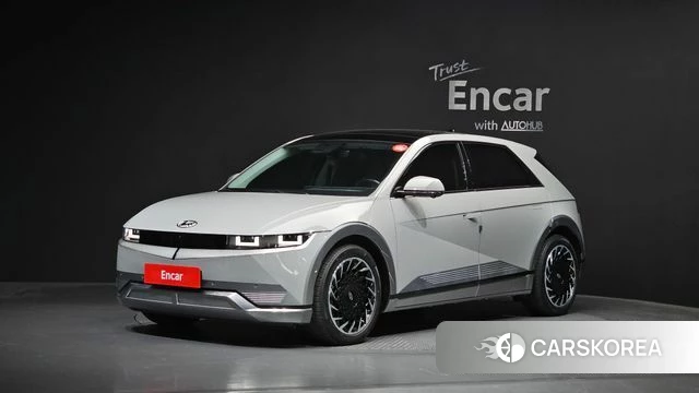 Hyundai Ionic 5 2021 Серебристо-серый из Кореи