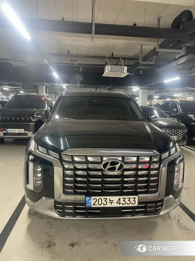 Hyundai The New Palisade 2023 Темно-зеленый из Кореи