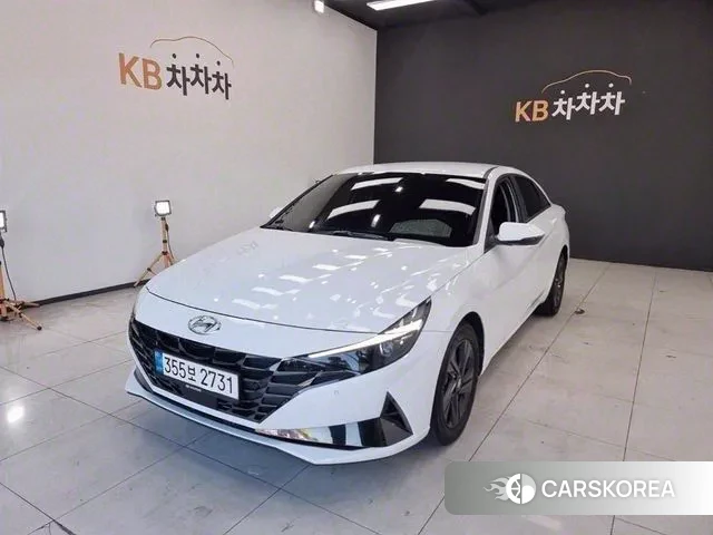 Hyundai Avante (CN7) 2021 Черный из Кореи
