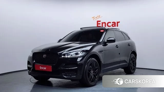 Jaguar F-PACE 2018 Черный из Кореи