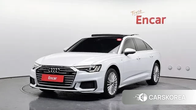 Audi A6 (C8) 2021 Белый из Кореи