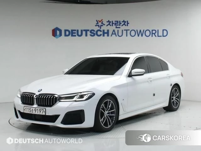 BMW 5 Series (G30) 2021 Белый из Кореи