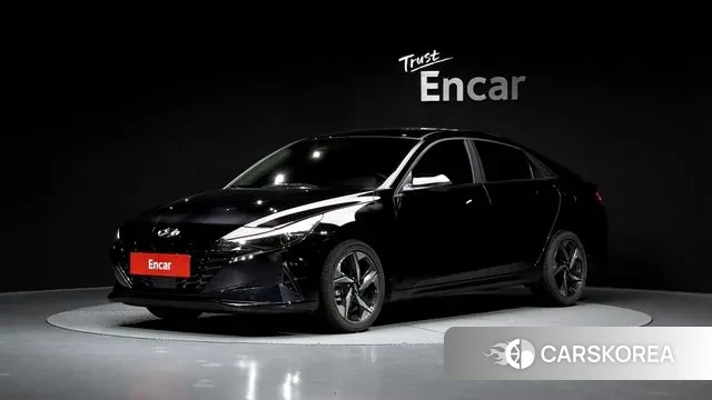 Hyundai Avante (CN7) 2021 Черный из Кореи