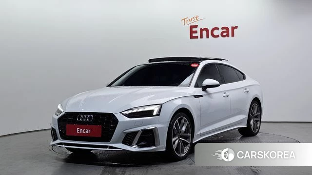 Audi A5 (F5) 2023 Белый из Кореи