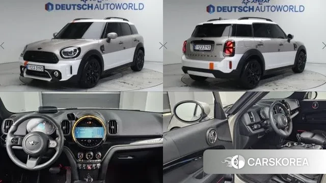 Mini Cooper Countryman 2024 Белый двухцветный из Кореи