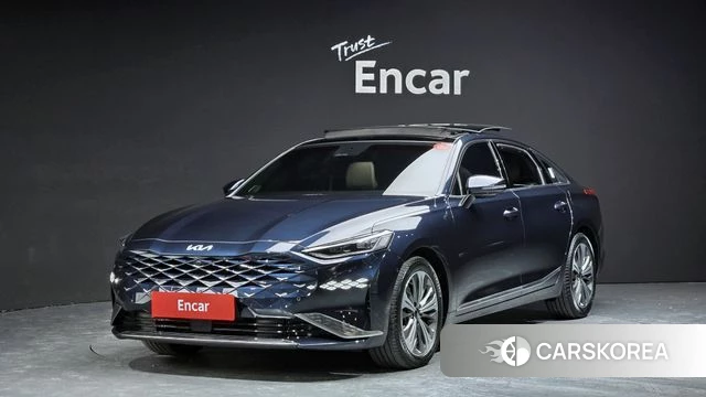 Kia K8 Hybrid 2023 Синий из Кореи