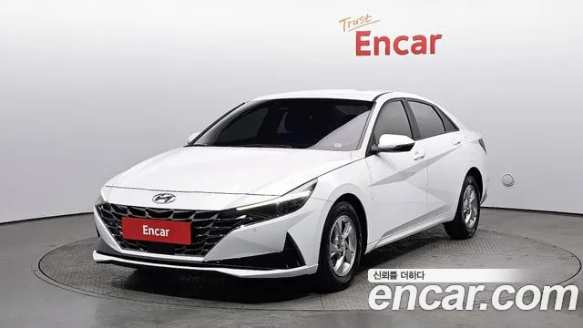 Hyundai Avante (CN7) 2021 Белый из Кореи