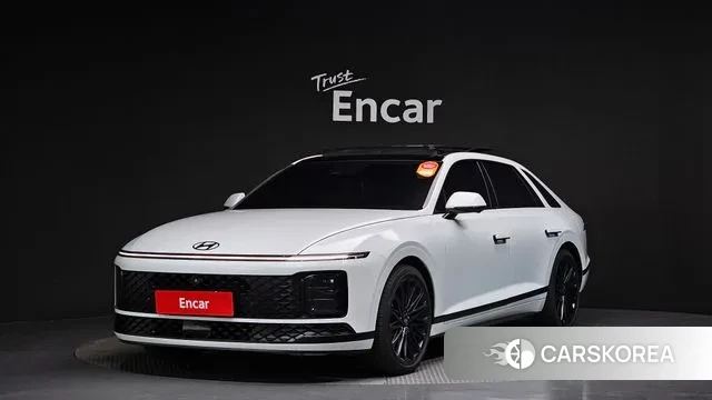 Hyundai Grandeur Hybrid (GN7) 2023 Белый из Кореи