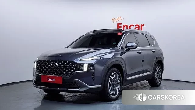 Hyundai The New Santa Fe 2021 Серый из Кореи