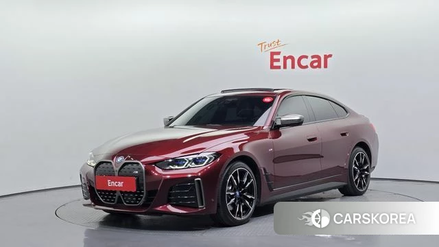 BMW i4 2022 Красный из Кореи