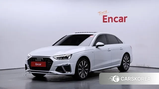 Audi A4 (B9) 2023 Белый из Кореи